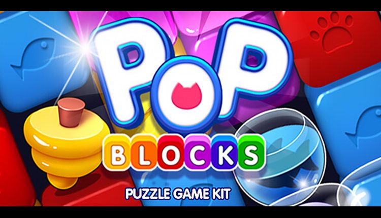 POP Blocks Puzzle Match Game Kit unity